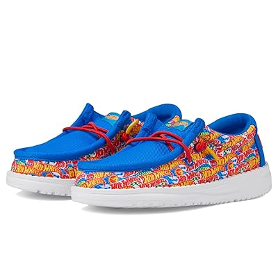Hey Dude Kids Wally Hot Wheels Boys Shoes Blue/Multi
