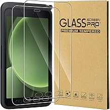 Screen Protector for Samsung Galaxy Tab Active 5 8 Inch, 2 Pack HD Clear Scratch-Resistant Tempered Glass [9H Hardness] Touch Sensitive Anti-Fingerprint Protective Screen Guard Film