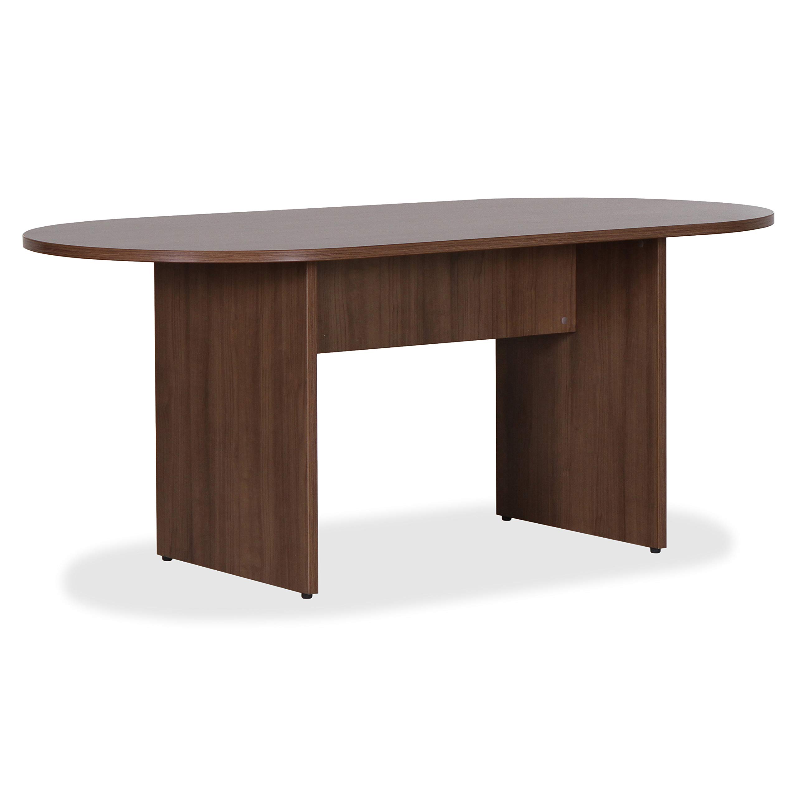 Amazon.com: Lorell, LLR69988, Essentials Walnut Laminate Oval
