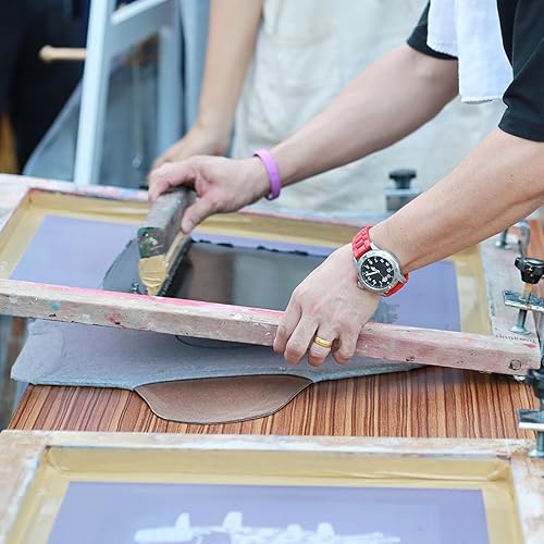 Miniatura 5 de Caydo 4 marcos de impresión de pantalla de seda de aluminio de 20 x 24 pulgadas con malla 160 para serigrafía