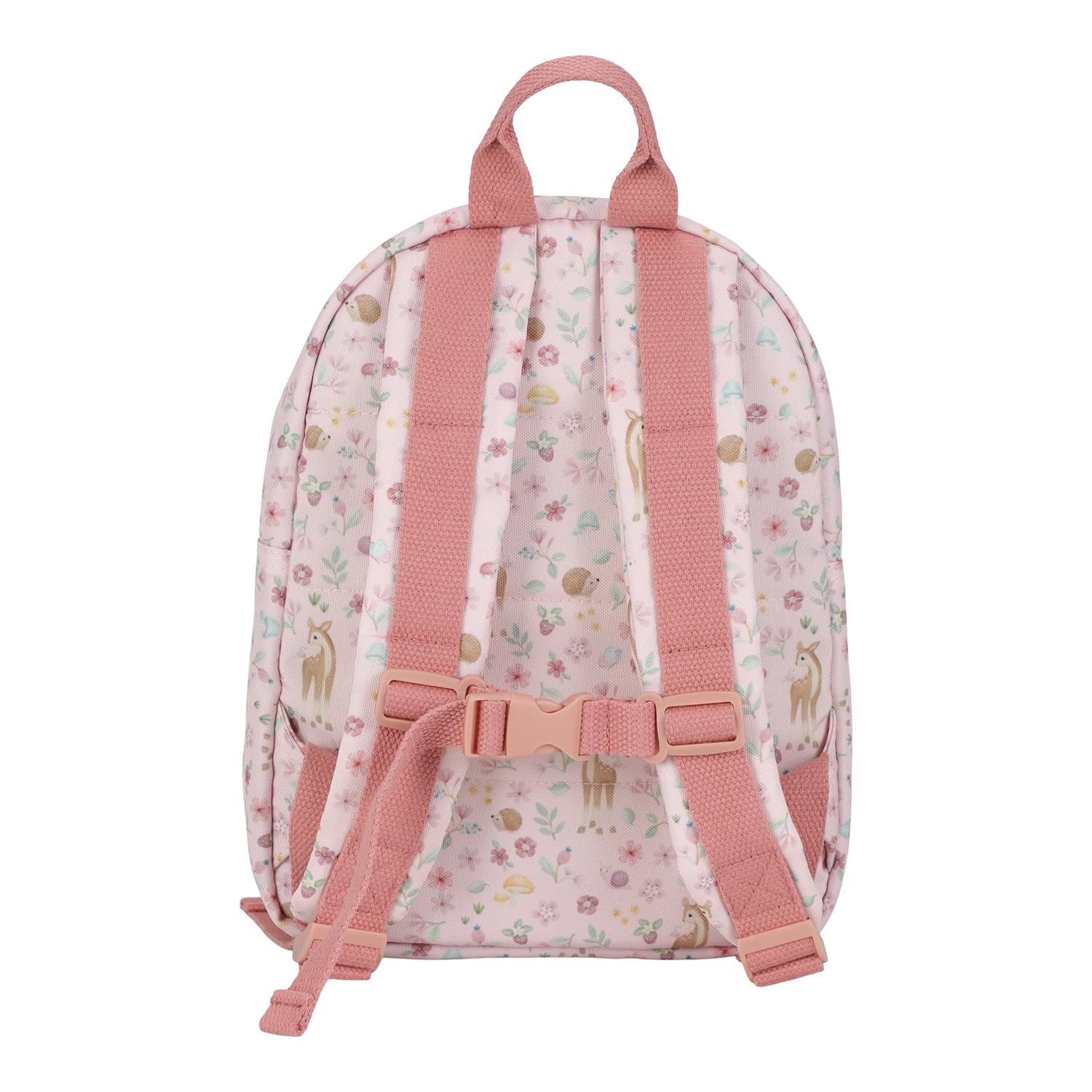 Little Dutch Mochila mochila infantil para niños guardería con correa para el pecho rosa, S, Jardín