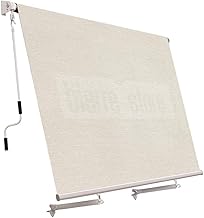 Sun Shade with Drop 300 x 250 cm Beige