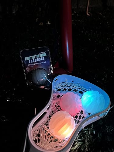 Miniatura 4 de Bola de Lacrosse LED - Lanzar por la noche - Saturn Light Up Lacrosse Ball Stocking Stuffer - De nuevo en stock