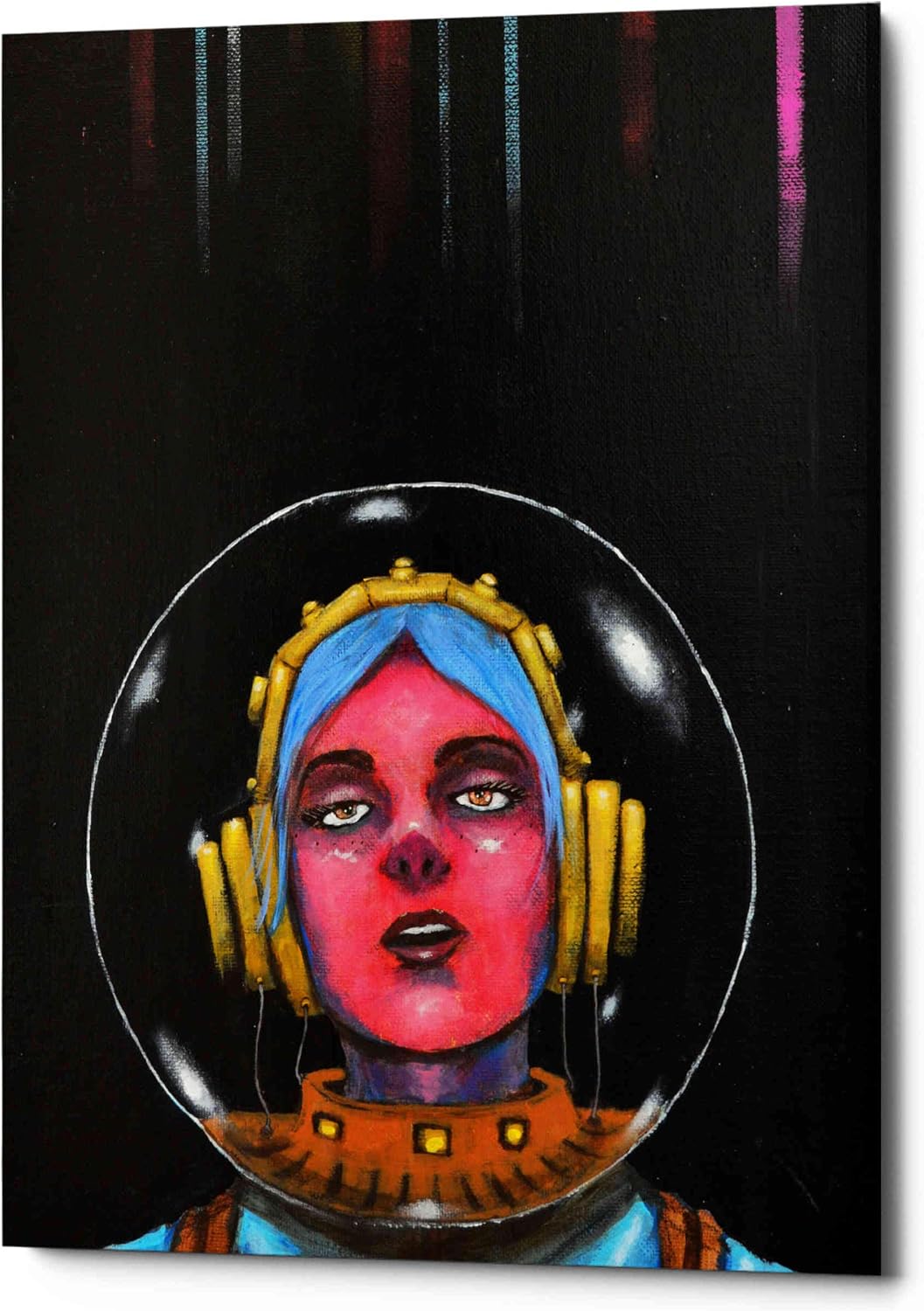 Epic Graffiti 'Starship Stella' by Craig Snodgrass, Canvas Wall Art, 12"x18"