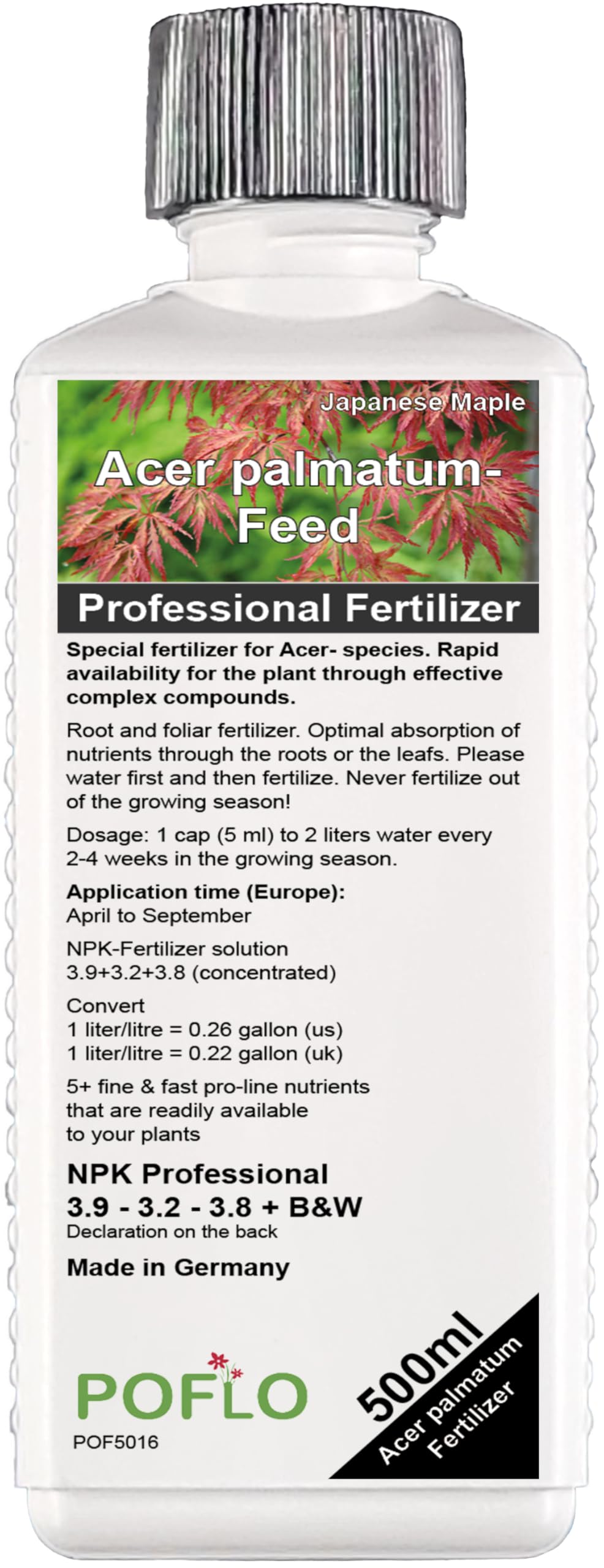 Fertilizantes Para Arces Japoneses Fertilizante Líquido POFLO Para