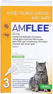 Amflee 50 mg Spot On Solution for Drip on Cats 3 Pieces Solution product image