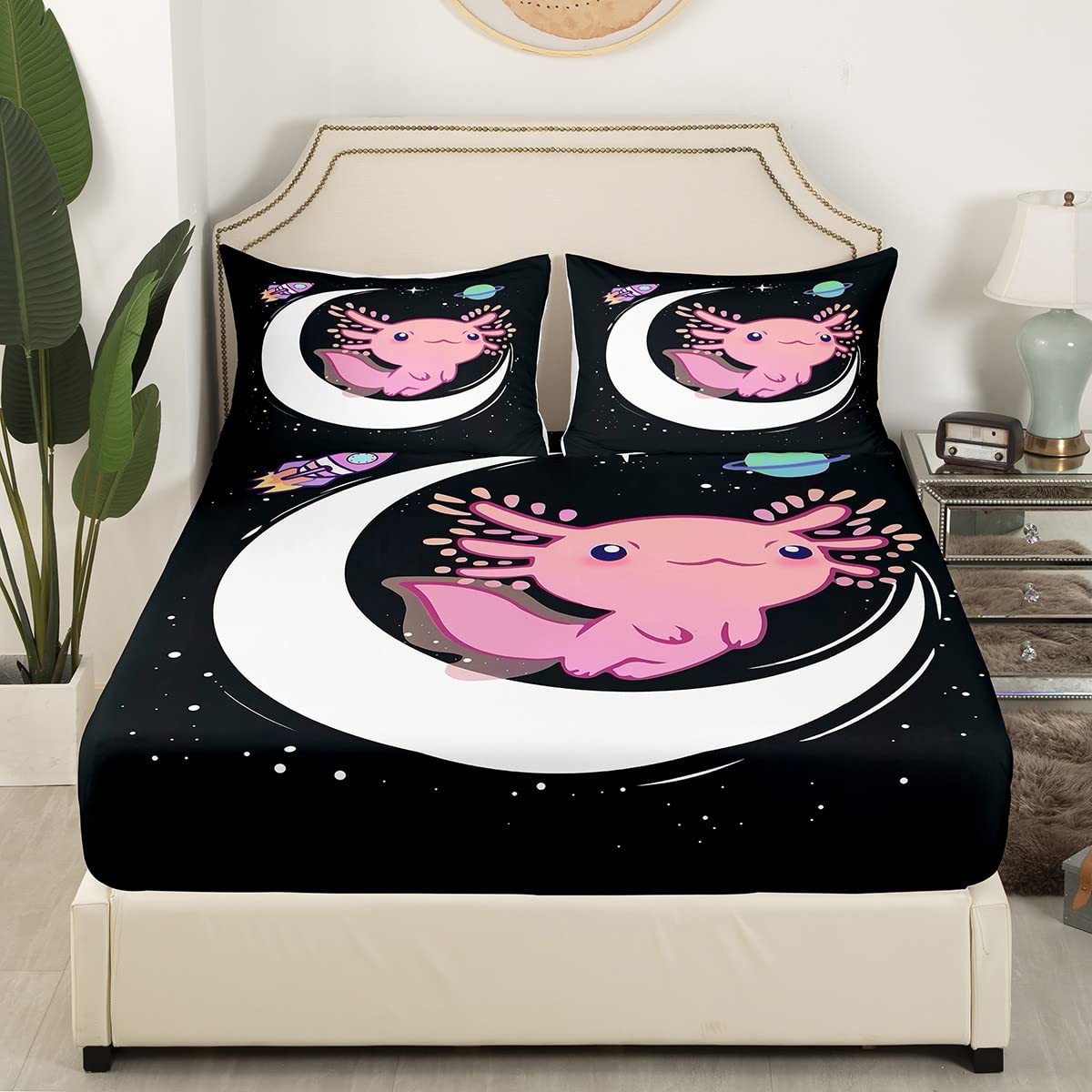 Vettore Stile Cartone Animato Letto Matrimoniale In Legno Con Coperta Rossa E Gm1498048321 520210417