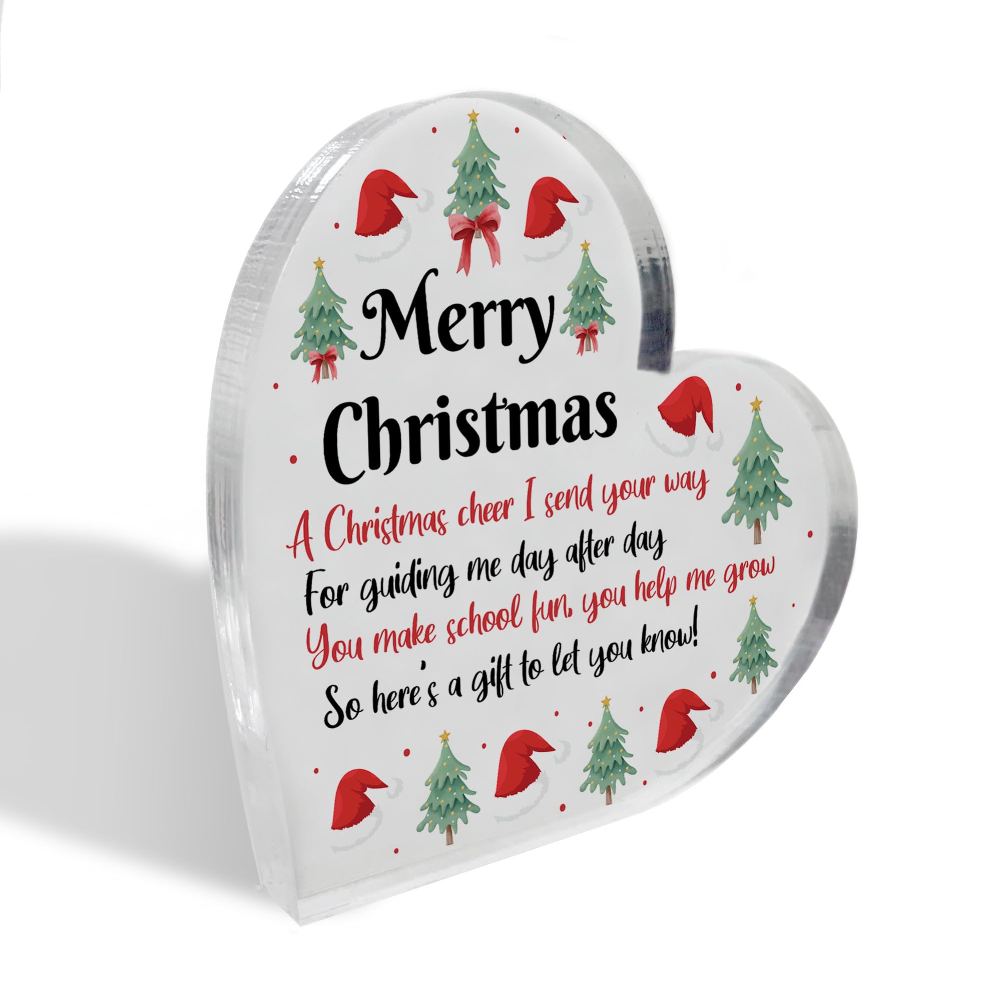 Red Ocean Teacher Gifts for Women Christmas Thank You Teacher Gifts Teacher Leaving Gifts for Men Gifts for Teachers from Students Teacher Gifts Christmas Thank You Gift Keepsake
