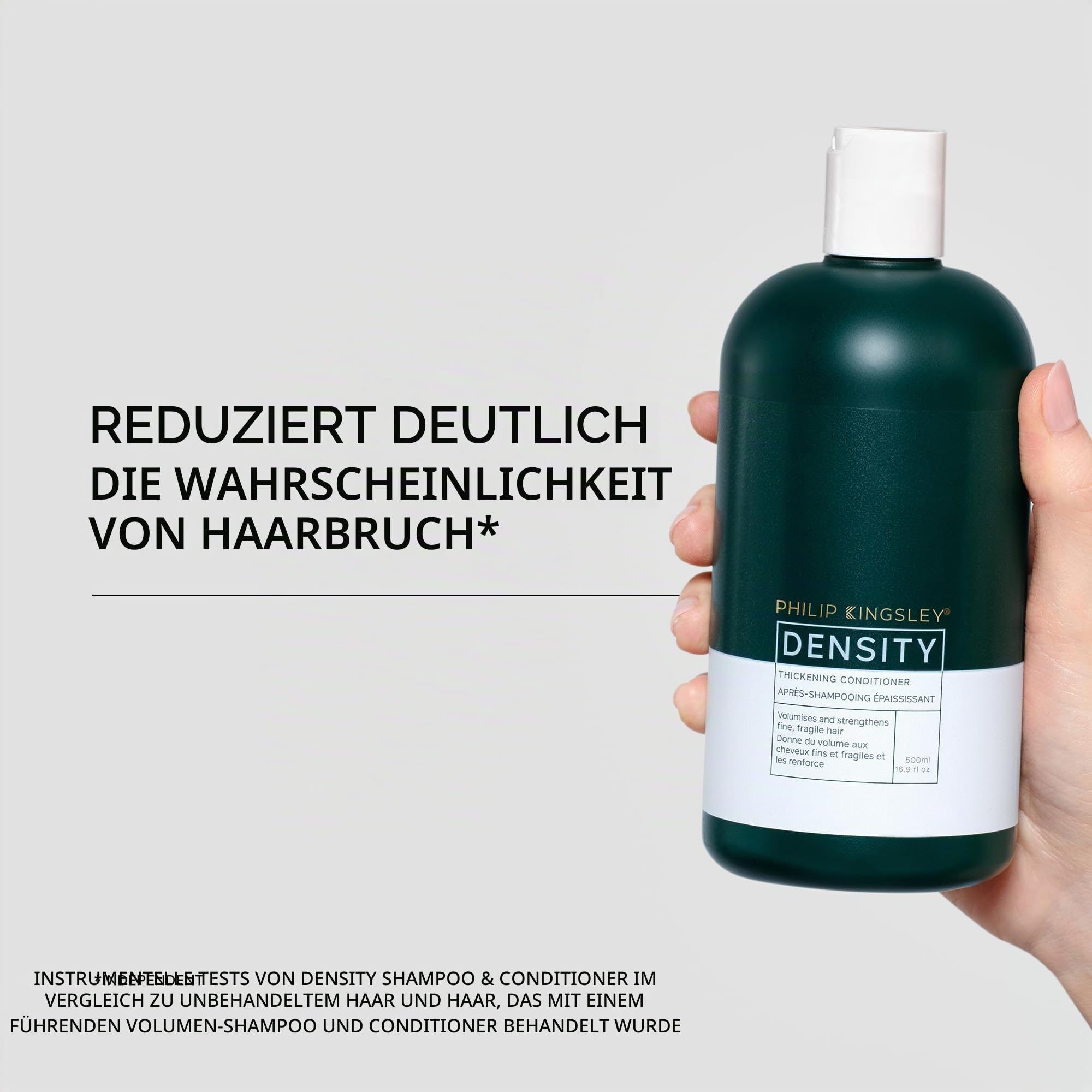 Philip Kingsley | Conditioner zur Dichteverdickung | Bei dünner werdendem Haar und Haarausfall | Feiner, zerbrechlicher, dünner Haarverdicker und -verstärker | 500ml