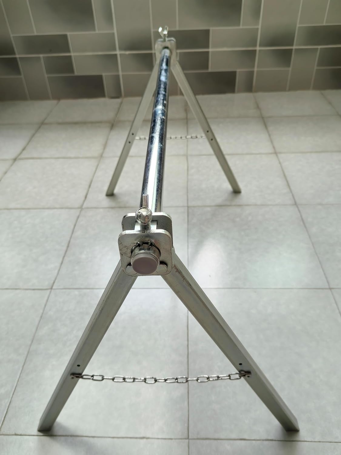 2024 Upgraded Foldable Cable/Wire Spool Rack, Holds Spools Up to 30" in Diameter, 220 lbs Max Load, Features 1" Two-Piece Axle Rod，Ultra-Compact Storage Size