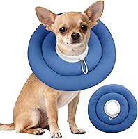 Vista 35 de IDOMIK Collar de recuperación para perros, cono suave impermeable para perro después de la cirugía, cómodo collar isabelino protector alternativo