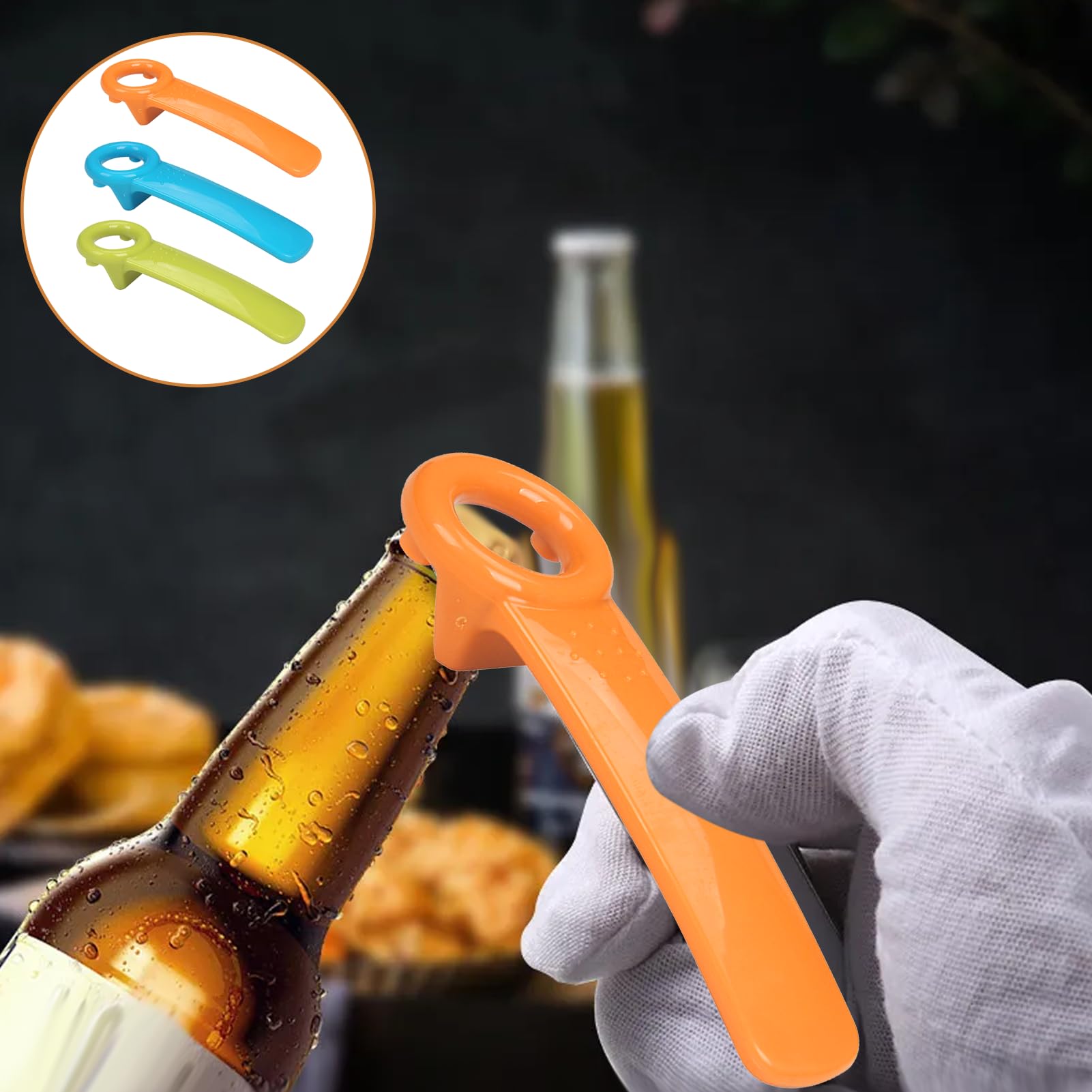 Ouvre Bocal Sans Effort 3 Pièces Manuel Ouvreur Bocal Bouteille et Boîte de Conserve pour Personnes Âgées Femmes Enfants