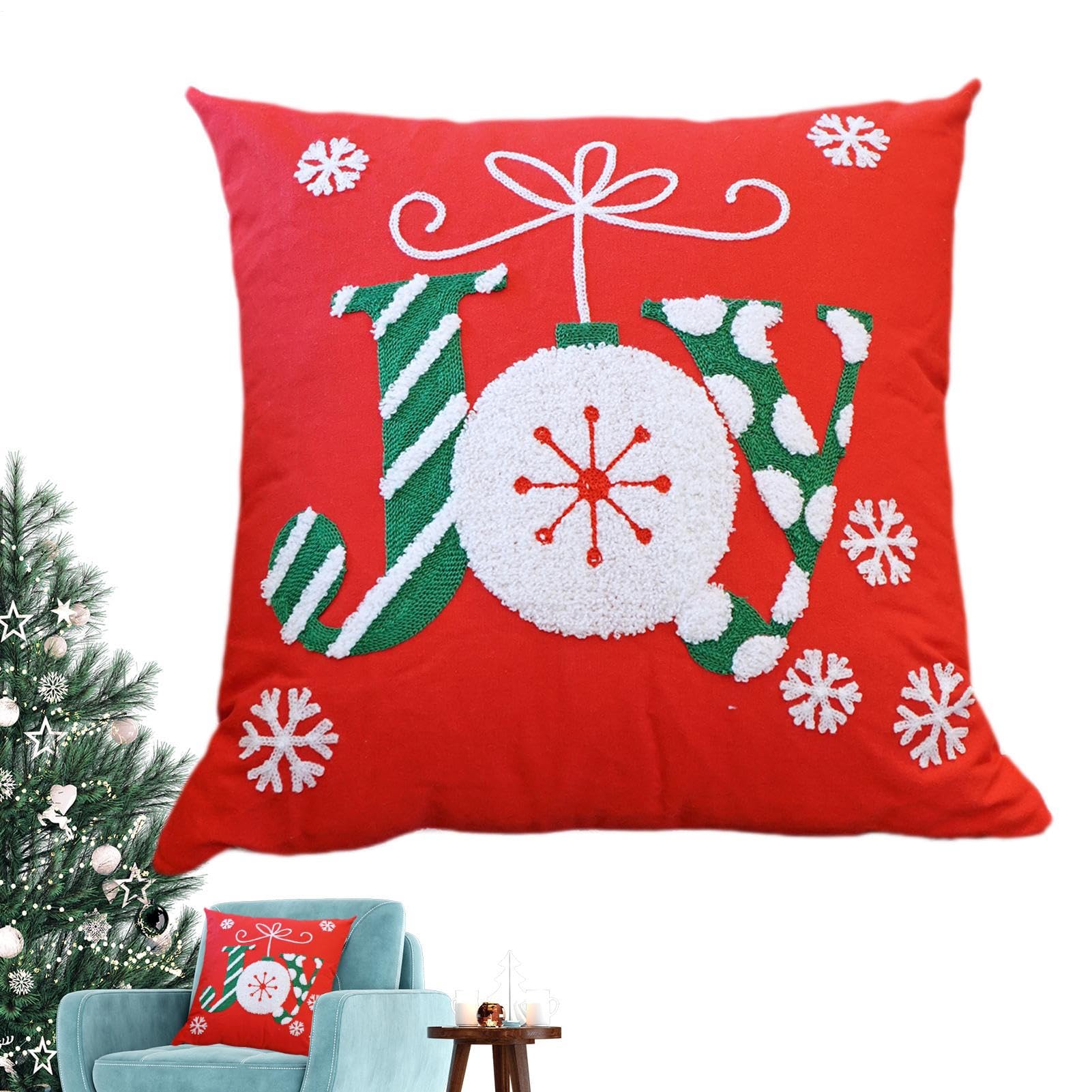 Fundas de cojines de invierno 45x45 cm decorativas para regalar en Navidad y Año Nuevo