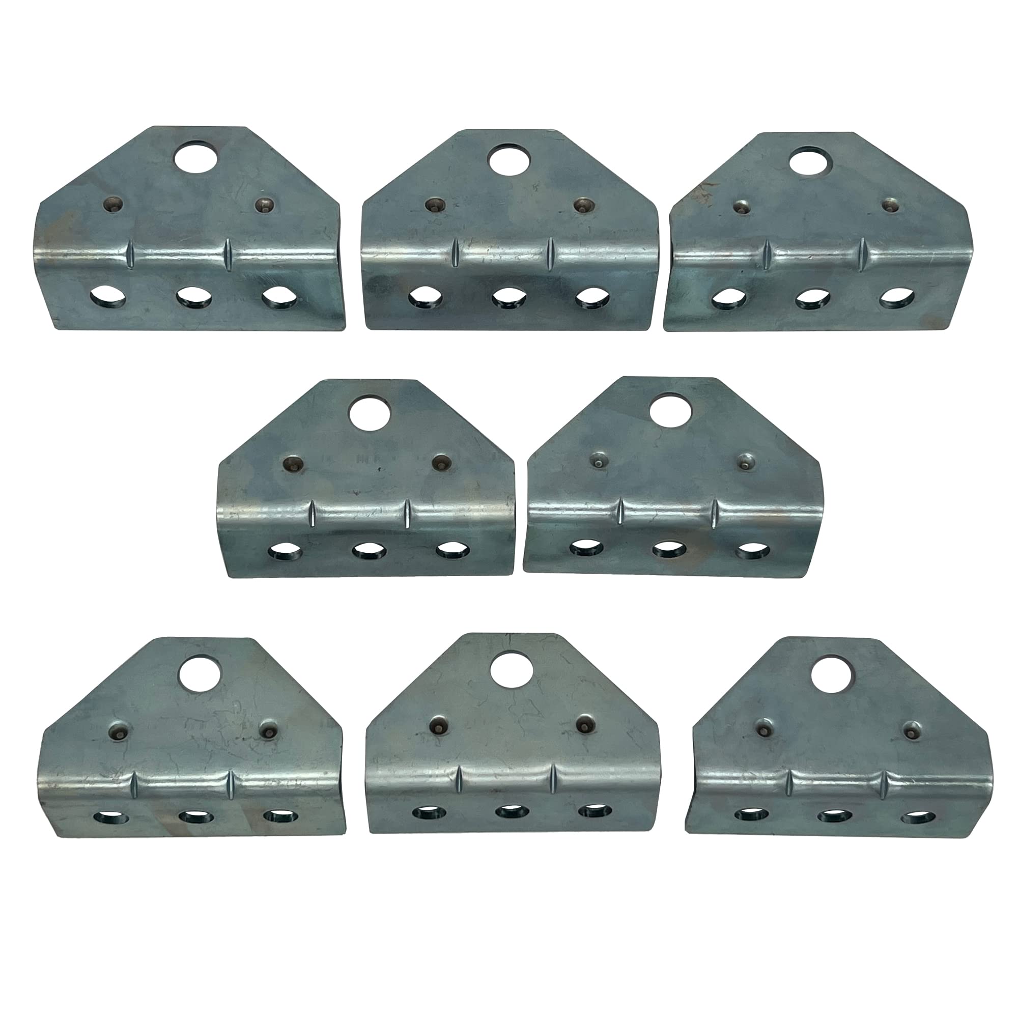 Colorfulway Galvanized Boat Trailer Bunk Brackets - Fits 3x3, 2x3, 1.5x3 Crossmembers (2-Pack) - View #3