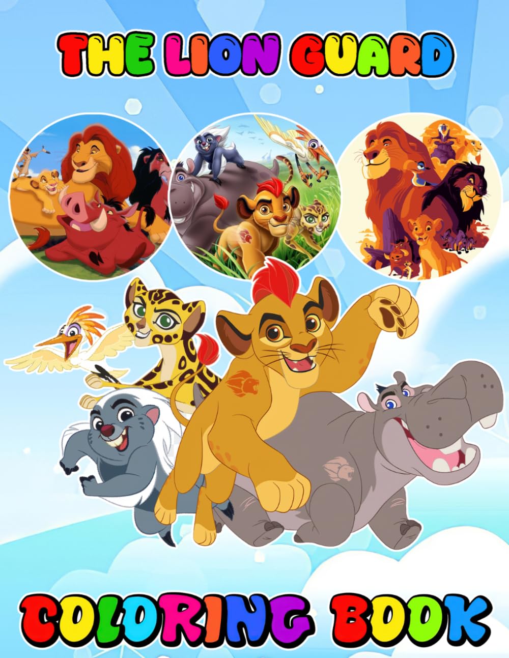 Gu-ard's Coloring Book for Kids, Teens & Adults: JUMBO Drawing Pages Of Characters for Kids Ages 4-8 8-12 | +50 High Quality Coloring Pages for Stress Relief and Relaxation