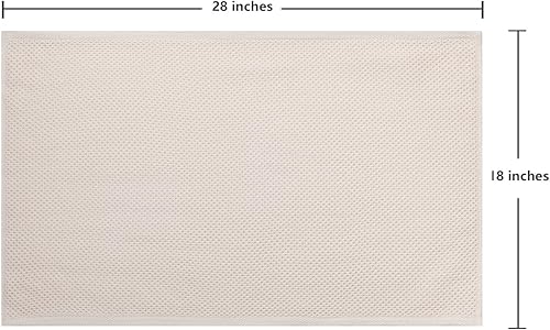Miniatura 2 de joybest Toallas de cocina de algodón, paquete de 4 paños de cocina ultra suaves y absorbentes, de secado rápido, 18 x 28 pulgadas, color beige