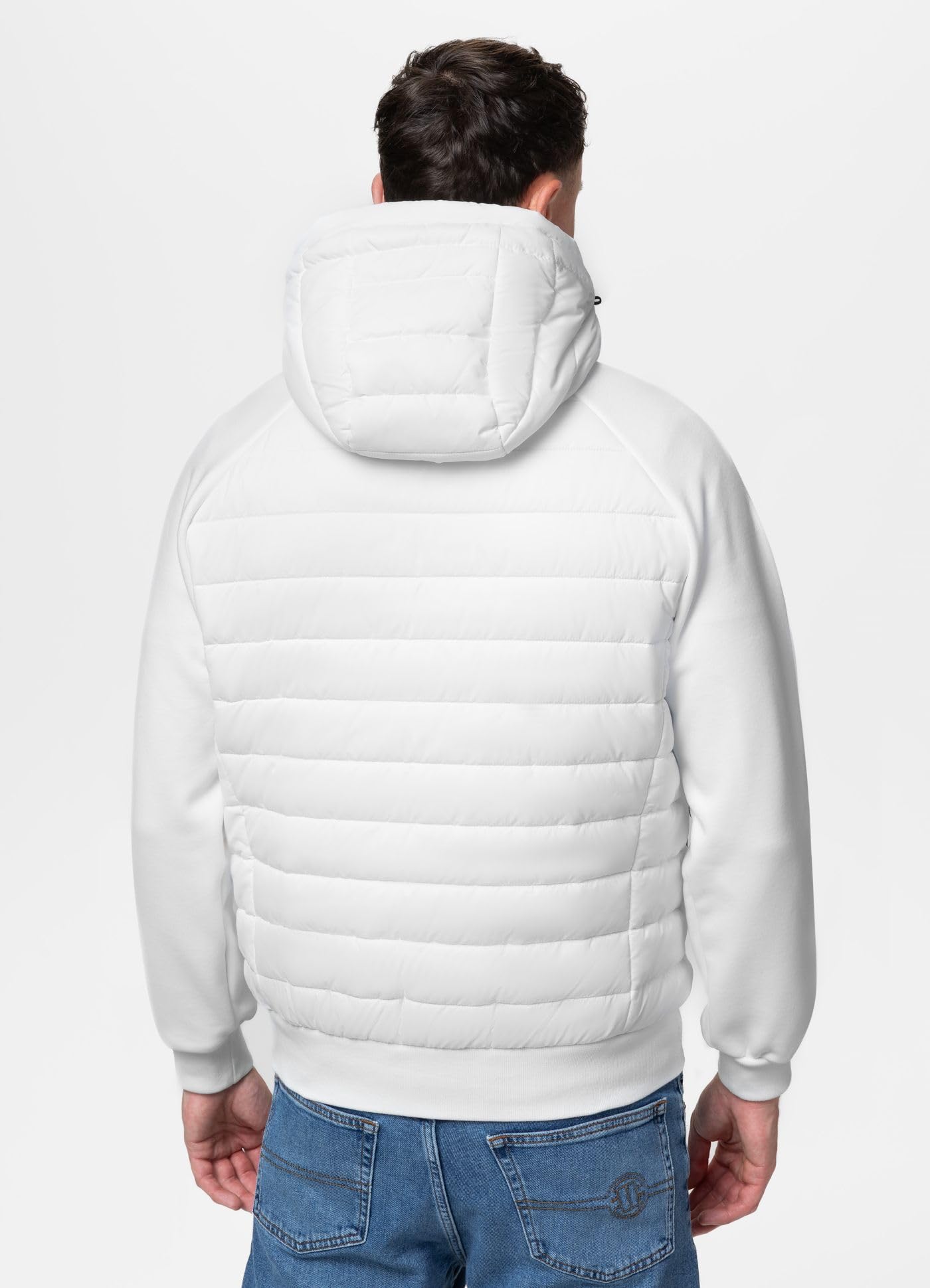 PITBULL - Giacca Uomo Transizione PALOMAR, Giacche Ibrida con Cappuccio, Giacca Uomo Leggera Imbottitao, Giacche Invernale Traspirante, Sportiva Slim Fit
