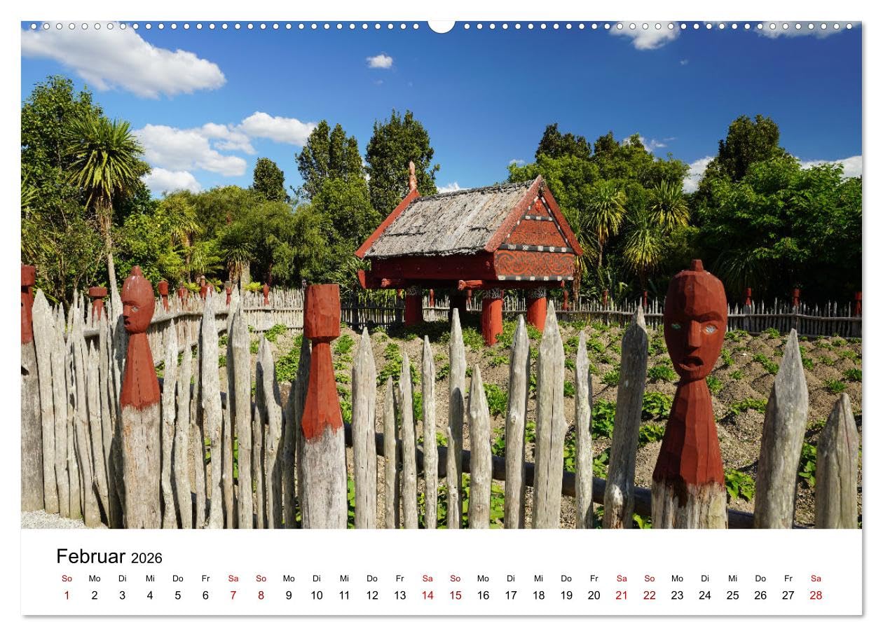 Neuseeland - Regionen Waikato und Bay of Plenty (Wandkalender 2026 DIN A2 quer), CALVENDO Monatskalender: Erleben Sie die Neuseelands schönste Regionen Waikato und Bay of Plenty