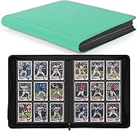 Vista 12 de Carpeta Premium de Tarjetas Coleccionables con más de 1000 bolsillos, Carpeta de 16 bolsillos sin anillo de carga lateral para cartas