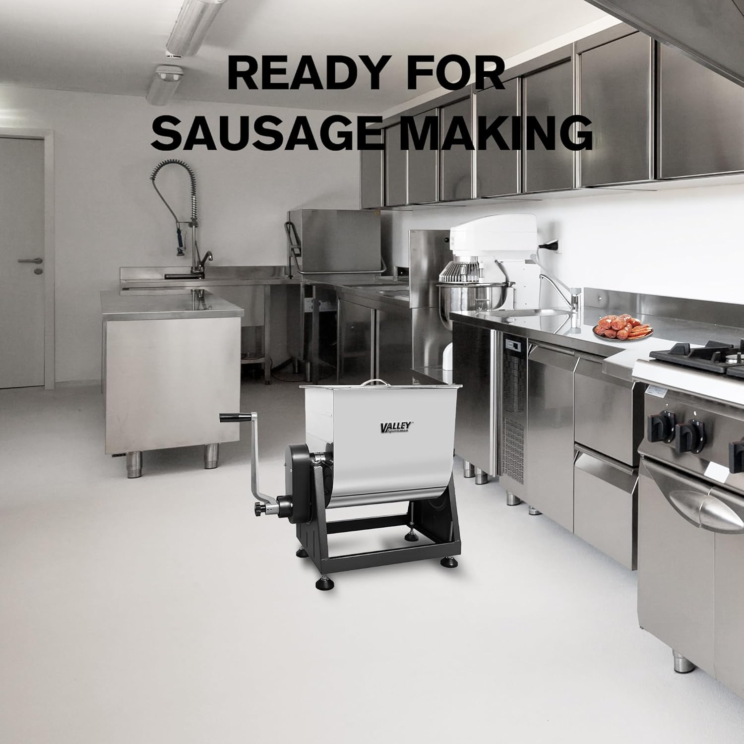 #12 Meat Grinder, 575 Watt electric meat chopper, Heavy Duty Meat Mincer, Meat Mixer, Manually Cranked or Motorized