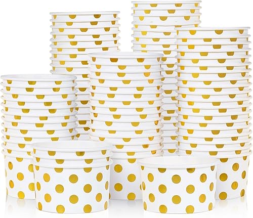 MATICAN Vasos de papel para helado, 100 cuencos desechables de postre de 9 onzas para alimentos calientes o frĂos, suministros de fiesta de 9 onzas, MATICAN Vasos de papel para helado, 100 cuencos desechables de postre de 9 onzas para alimentos calientes o frĂos, suministros de fiesta de 9 onzas,