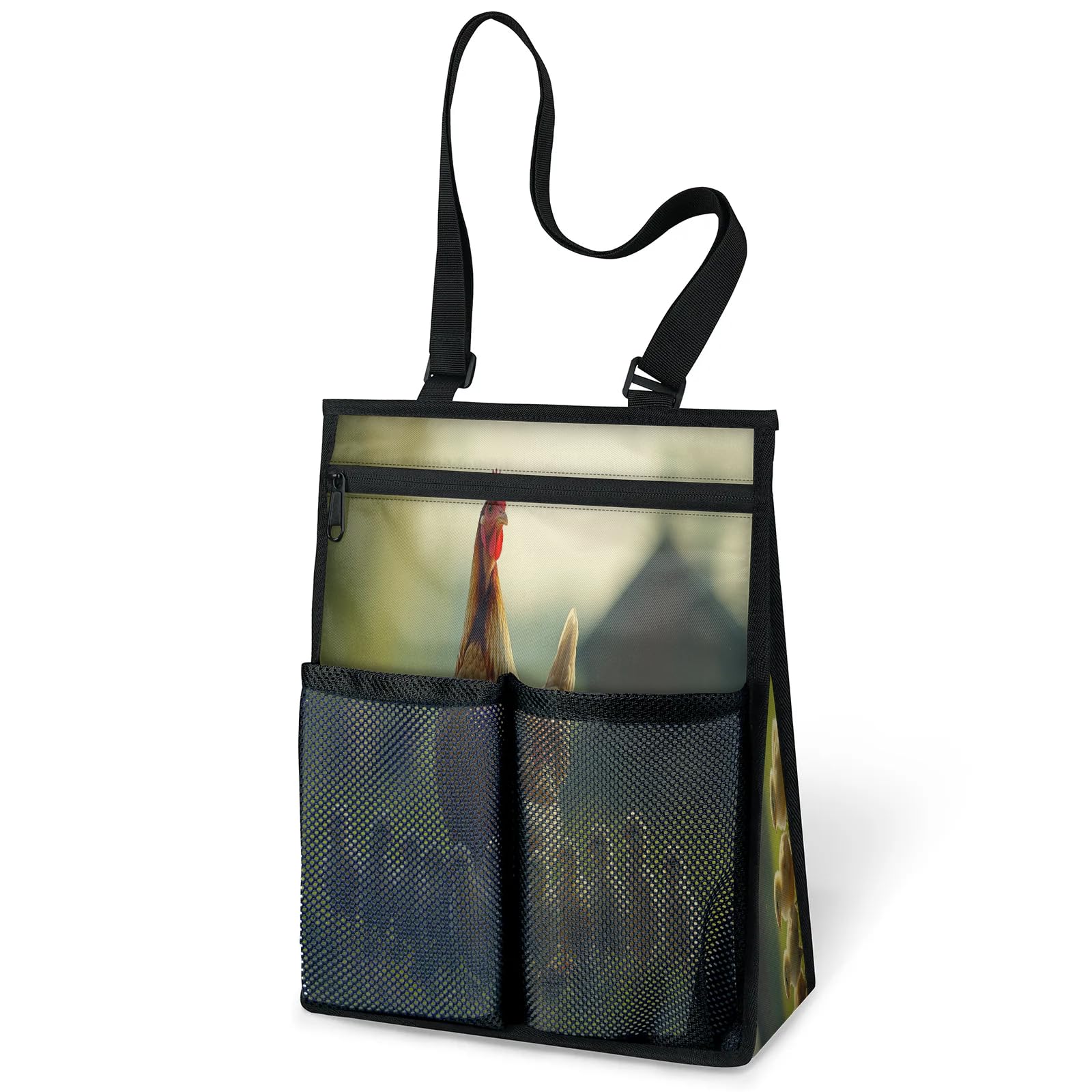 Ourtheme Chickens Chicks Portable Shower Bag for Travel Gym Camp Beach Tote Shower Caddy Bags Hanging Toiletry Organizer