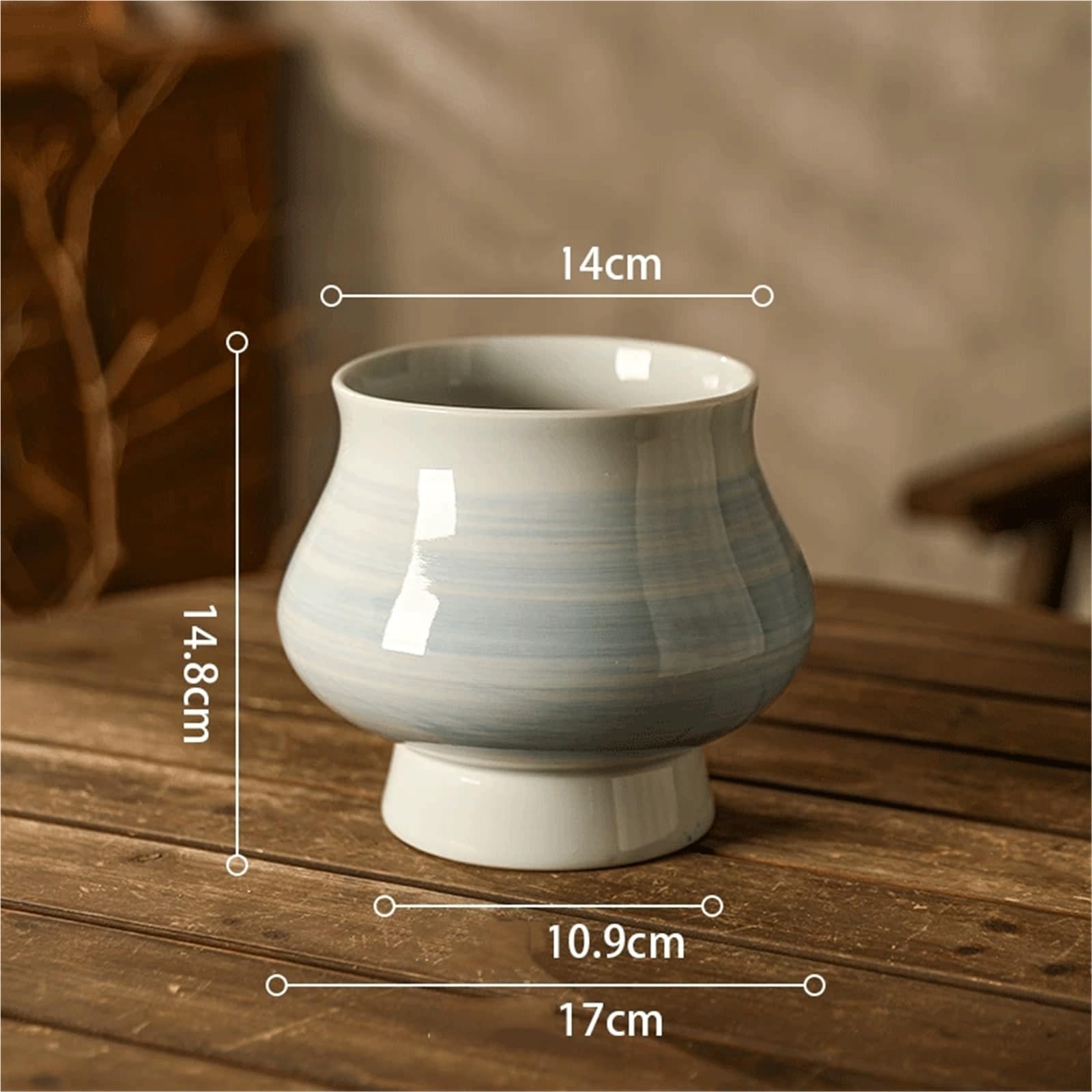 Doniczki na Rośliny Ceramiczne doniczki na kwiaty: dzięki wzornictwu w stylu vintage idealnie nadają się do eksponowania domowym balkonie Doniczka