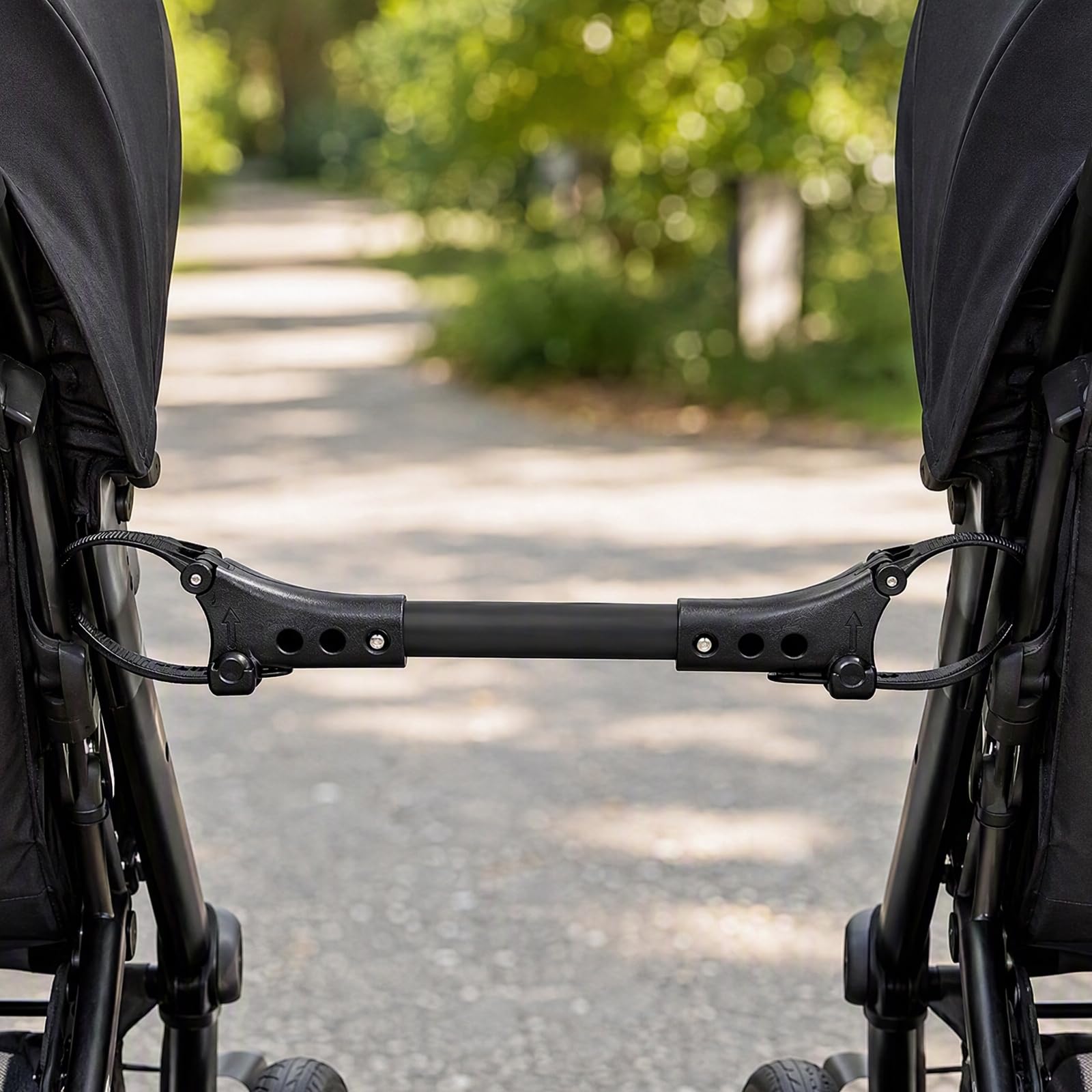 Connecteur De Poussette Pour Bébé En Aluminium Universel Noir | Connecteur De Poussette Pour Bébé Compatible Avec La Plupart Des Poussettes Pliantes Légères Pour Un Usage Pratique