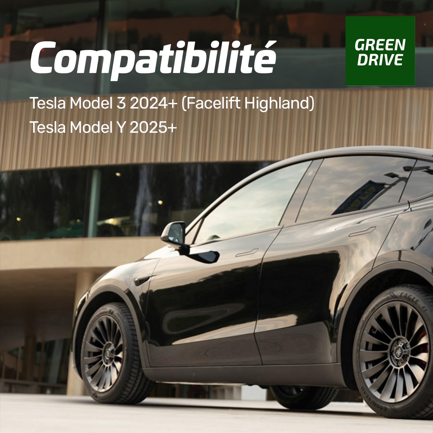 Verre de Protection Écran Central - Finition Mat – Tesla Model 3 Highland (2024) & Model Y Juniper (2025) – Anti-reflet – Installation Facile
