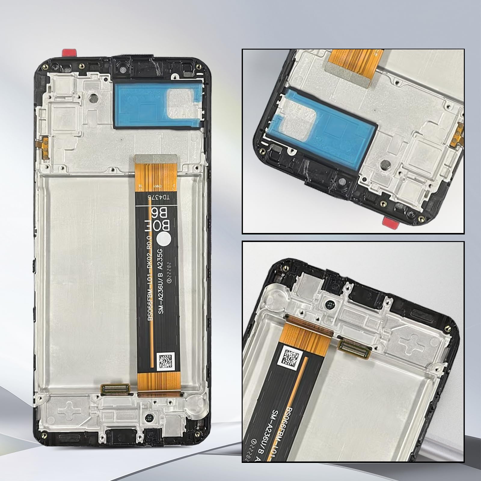 Dinow - Pantalla para Samsung Galaxy A23 5G SM-A236U, SM-A236U1, SM-A236B, SM-A236B/DS, SM-A236B/DSN, SM-A236E Full LCD Touch para Samsung Galaxy A23 Display (con herramienta de reparación)