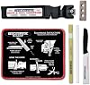 Selectool 5-Piece Sharpening Multi Tool Kit – The Complete Set to Keep Your Blades Sharp with Honing Rod, Instructional Mat and Extra Blade–Ideal for Kitchen & Pocket Knives– Black,Made in USA