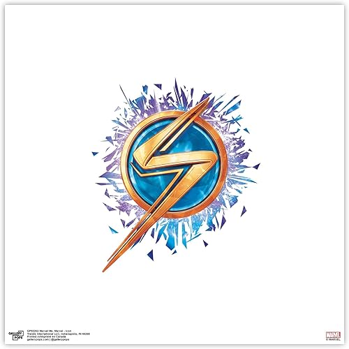 Miniatura 9 de Trends International Gallery Pops Marvel Ms. Marvel - Póster de pared con icono de pared, 12 x 12 pulgadas, versión enmarcada en negro Versión
