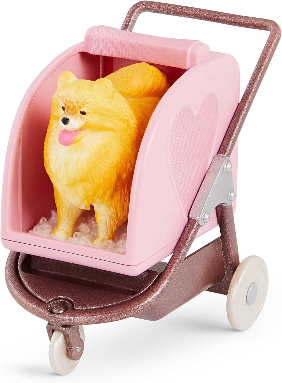 Lori, Siena’s Puppy Stroller Set, Mini Doll & Dog Set, Pet Stroller & Accessories, 6-Inch Doll with Puppy, Playset for Kids - Image 5