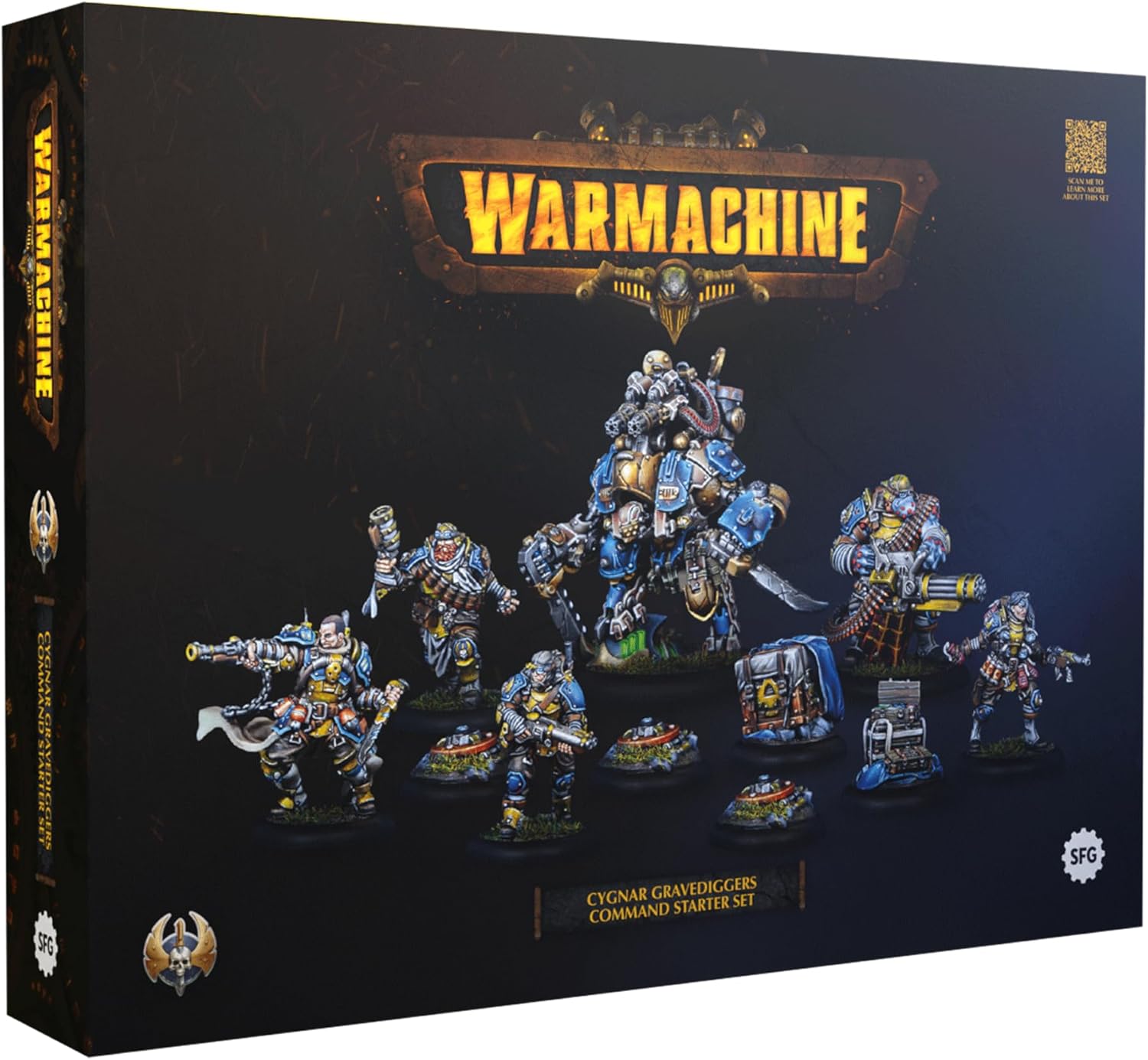 Steamforged Games Warmachine: Cygnar Gravediggers Command Starter