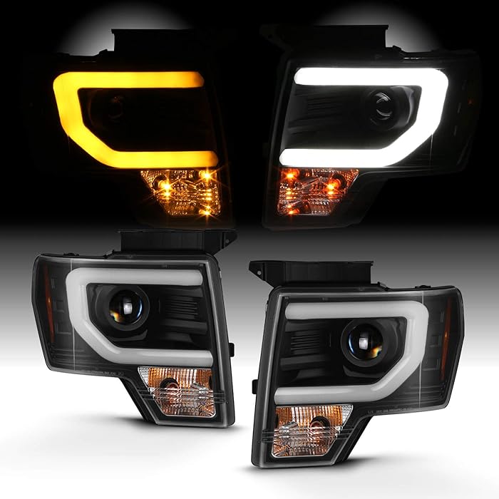 Buy Fits 20092014 Ford F150 Switchback LED Tube Turn Signal DRL