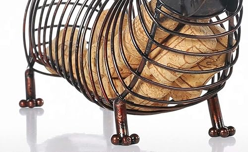 Miniatura 6 de Soporte de corcho para vino, para cocina, coleccionista, decorativo, caja de almacenamiento de corcho, set de 1, para perro