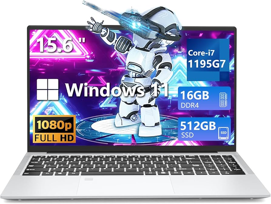 Ordenador Portátil i7-1195g7 CPU, 15.6