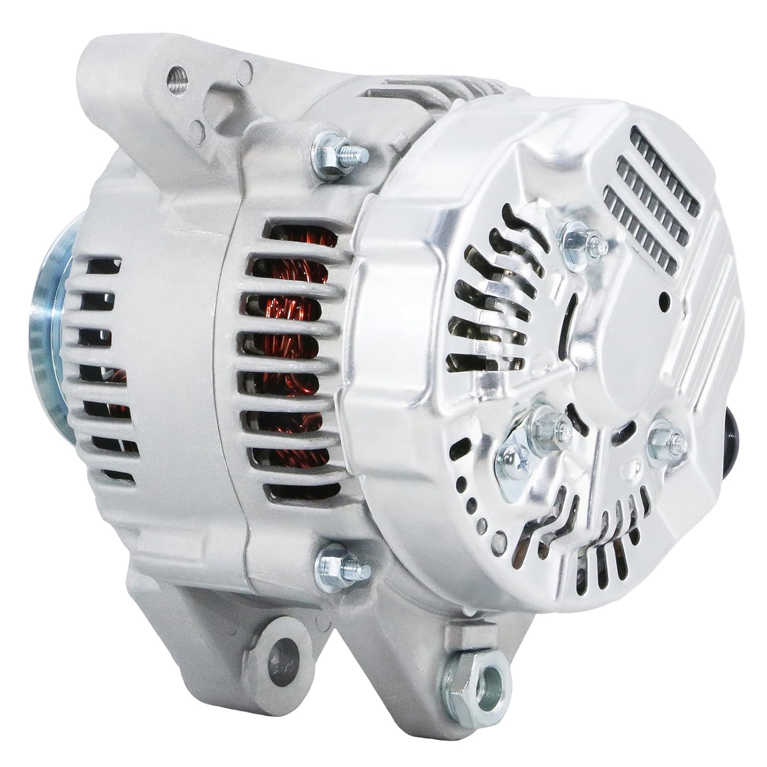 13844N New Alternator Compatible with 99-03 Lexus RX300, 01-03 Toyota Highlander, 1999 2000 2001 2002 2003 00 02 V6 3.0L 12V 100Amp CW 6-Groove Pulley, 101211-7840 102211-0590 102211-0840 9662219-084