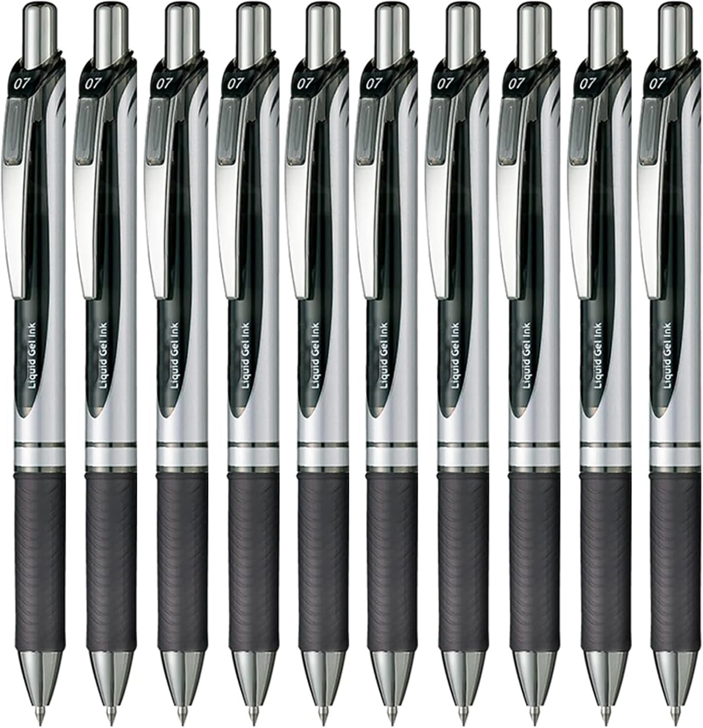 Retractable Gel Ink Ballpoint Pens, Fine Point 0.7 MM