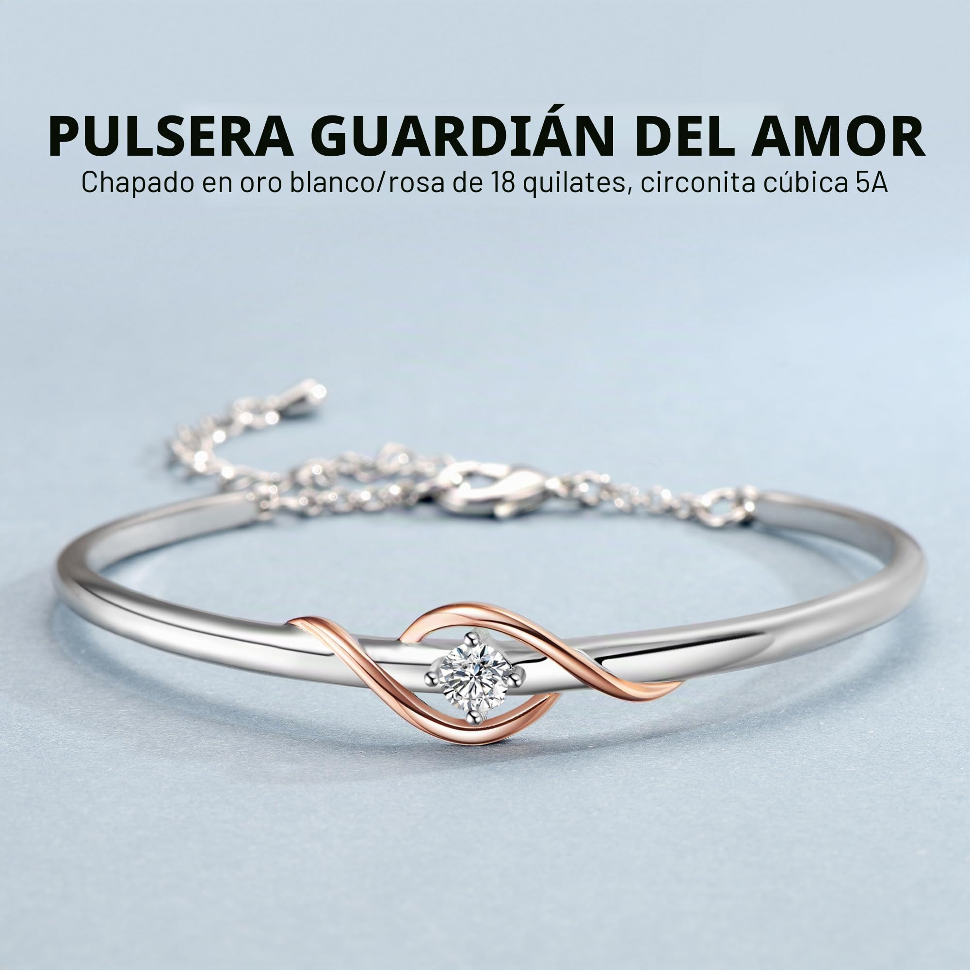Praelinos Pulseras para mujer, Guardiana del amor, joyería | Pulsera para mujer,embalaje de regalo,aniversario,San Valentín,Día de la Madre,Navidad, cumpleaños,ajuste regulable.