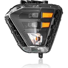 TODO LED Headlight Assembly Compatible with 2024-2025 Hyundai KONA SE SEL N-Line Headlights w/Bulbs Turn Signal Headlamp, Driver Left Side 92101-BE020