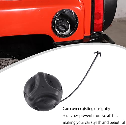 Miniatura 5 de Lcojicep Tapa de gasolina, accesorios exteriores de tapa de combustible compatibles con Hummer H3 H2 H3T, tapa de llenado de tanque de combustible,