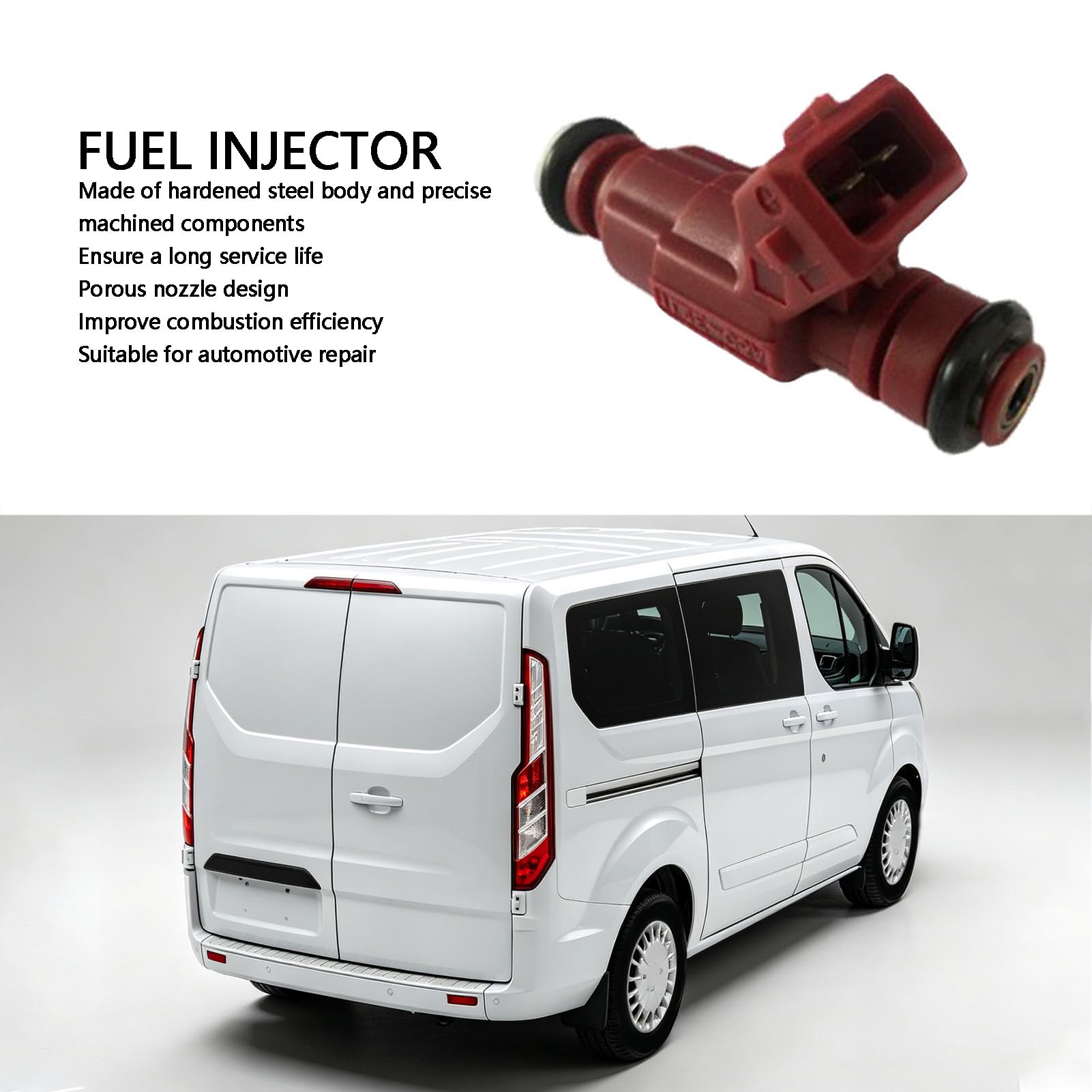 Fafeicy Inyector de, Boquilla Multipuerto de Acero Endurecido de 6 Piezas | Fit Explorer 2001-2003 4.0L V6,0280156028, flujo preciso, juntas tóricas incluidas, reemplazo OE