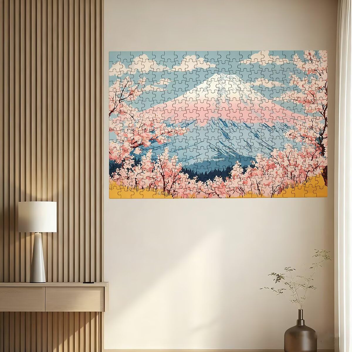 Puzzle 2000 Piezas Japón, Puzzle Madera Paisajes, Clásico Rompecabezas Desafiante para Toda la Familia, Juguetes Rompecabezas Letras en la Parte Posterior, Regalos Originales para Hombre Decor -1845