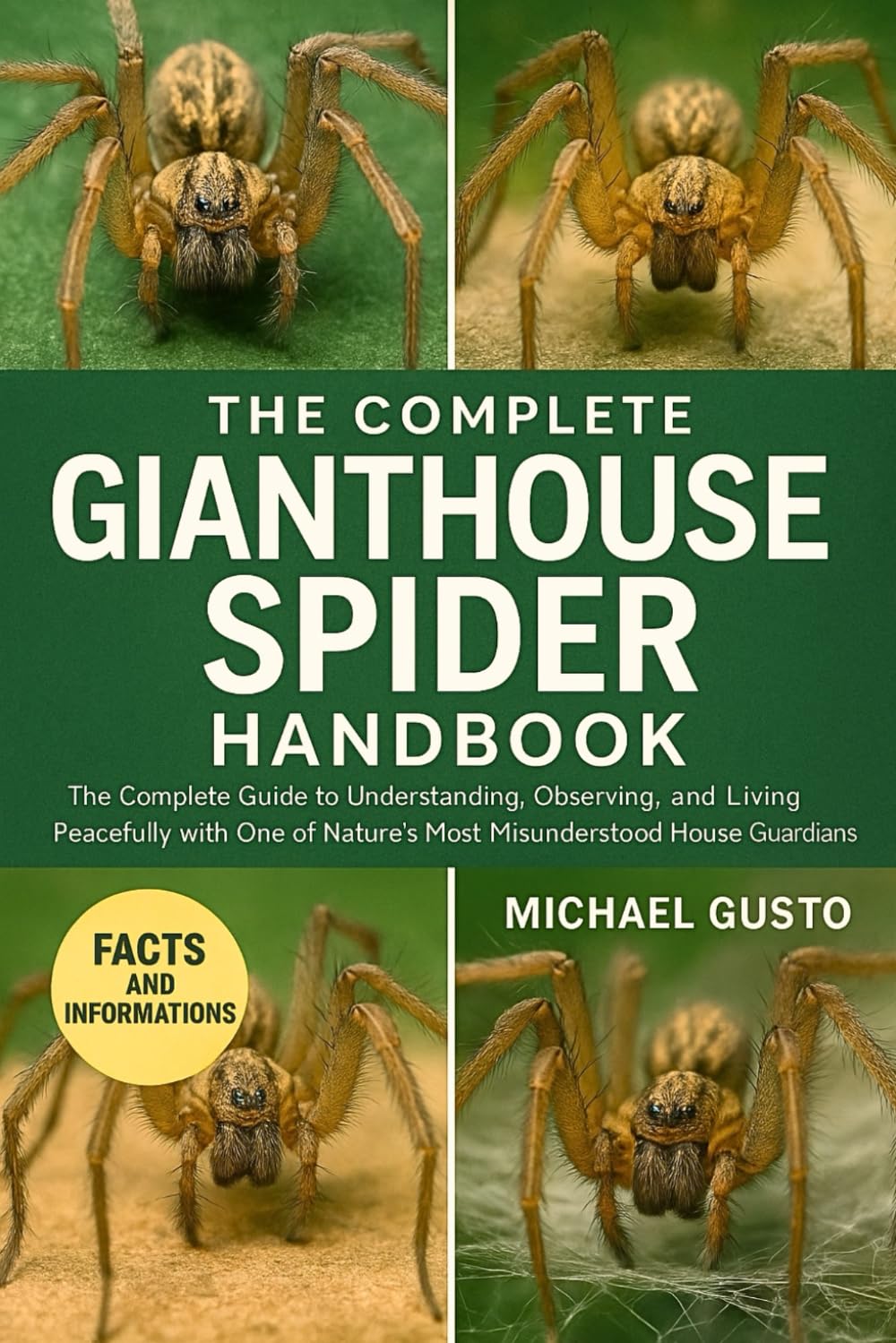 THE COMPLETE GIANTHOUSE SPIDER HANDBOOK: The Complete Guide to Understanding, Observing, and Living Peacefully with One of Nature’s Most Misunderstood House Guardians