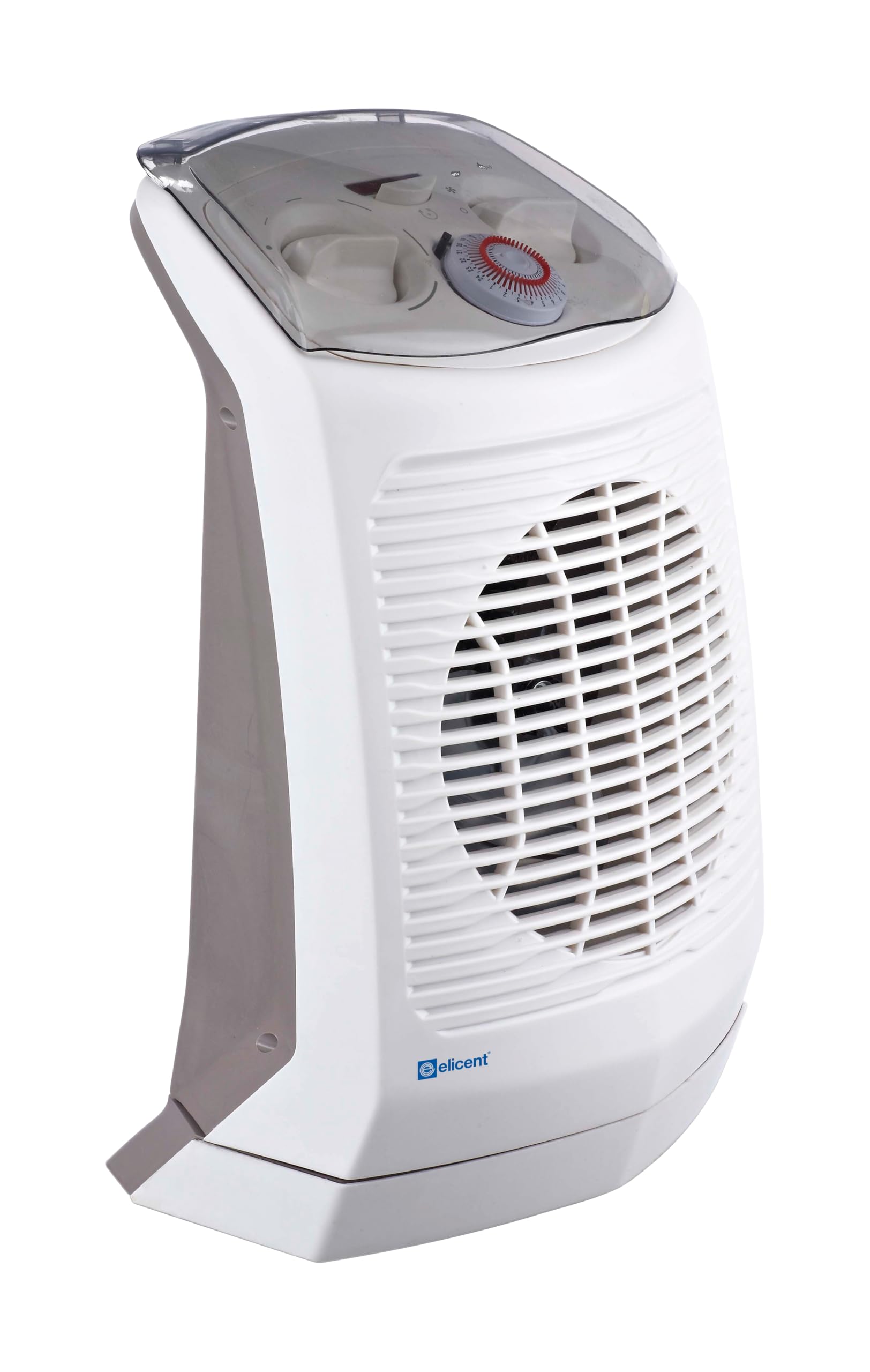 ELICENT | Caldo Bagno 2000, Termoventilatore con Termostato Regolabile, Oscillazione Destra/Sinistra Automatica, con Maniglia, Superficie Riscaldata 20m²