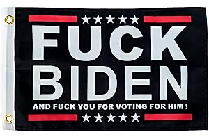Fuck Biden Flag for UTV ATV: Double Sided Whip Light Flags