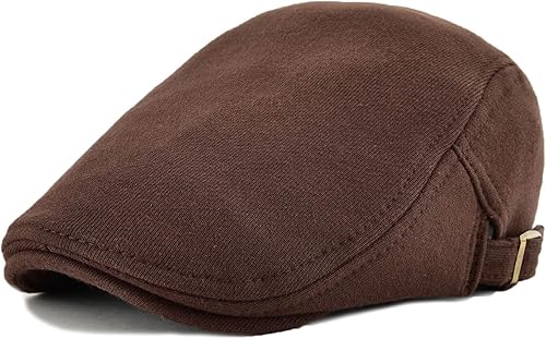 VOBOOM Hombres Newsboy Cap Algodón Flat Ivy Gatsby Driving Hat