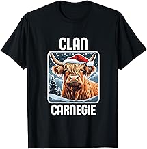 Carnegie Clan Christmas Holidays Scottish Family Name Party T-Shirt