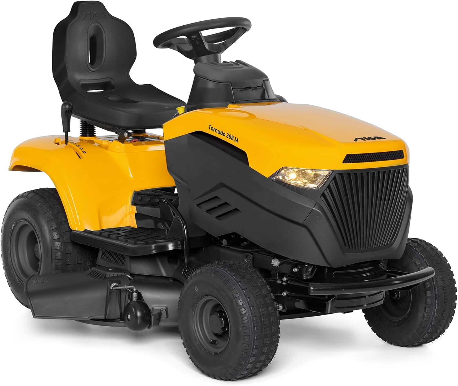 Tondeuse autoportée STIGA Tornado 398 M 414cc 98 cm éjection latérale mulching 5000m² grands jardins